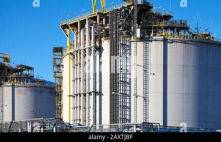 Liquefied natural gas storage tanks. Liquefied petroleum gas (LPG ...