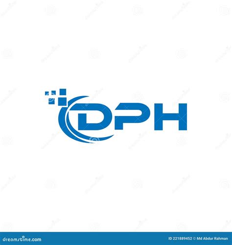 DPH Letter Logo Design on White Background. DPH Creative Initials ...