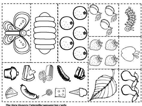 50+ The very hungry caterpillar food coloring pages information