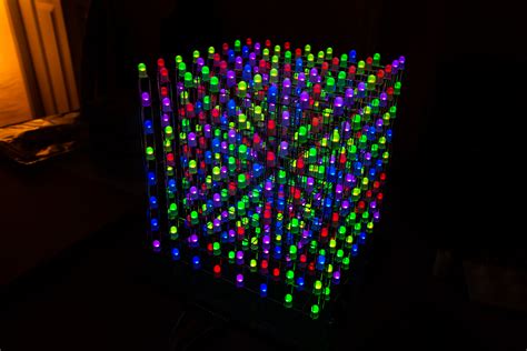 RGB LED Cube | 0x7D.com