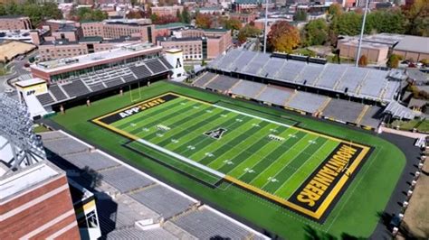 appalachian state university football st... | Stock Video | Pond5