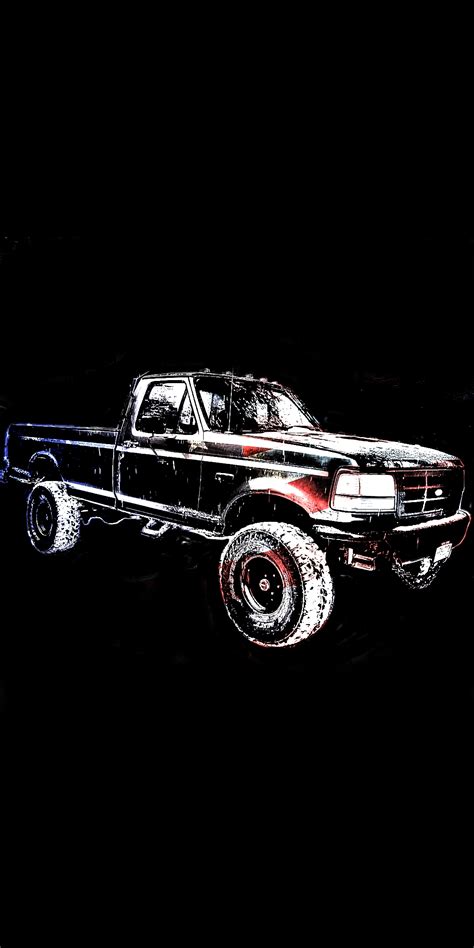 Made my truck into a phone background... : r/FordTrucks