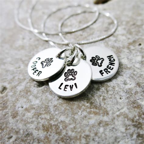 Pet Necklace | Custom Pet Jewelry | Personalized Pet Jewelry | Custom Dog Necklace | Custom Cat ...