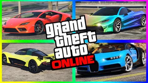 5 BEST LOOKING SUPER CARS In GTA 5 Online! (Part 2). - YouTube