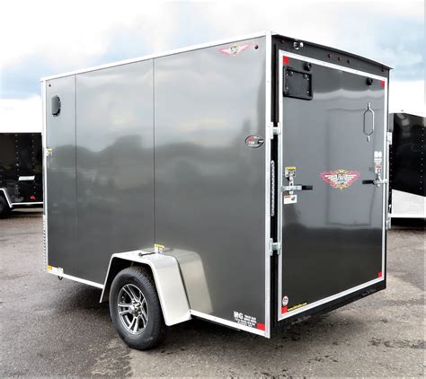 Cargo Trailer - 2020 H&H 6x10 Enclosed 6'6" Int Cargo - Charcoal ...