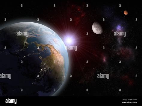 Planet mars from earth hi-res stock photography and images - Alamy