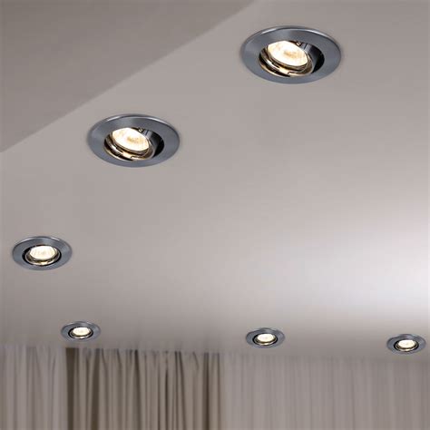 Recessed spotlights ceiling spot ceiling light 30 ° swiveling dimmable ...