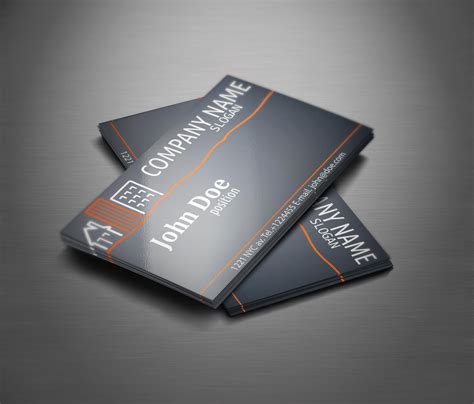 Real Estate Business Card Free Template by BorceMarkoski on deviantART