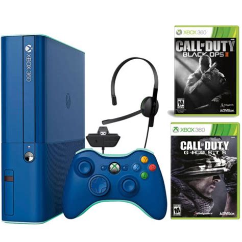 Limited Edition Xbox 360 500GB Blue Console Bundle - Tanga