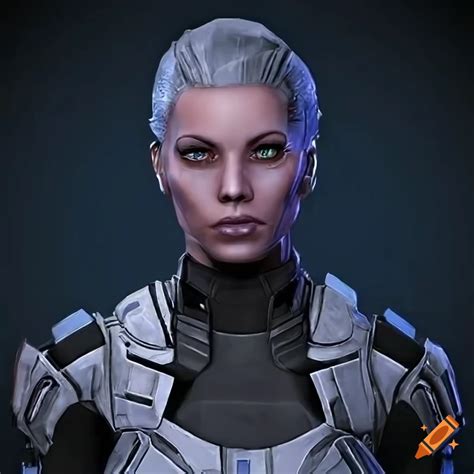 Female helldiver from mass effect on Craiyon