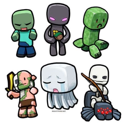 Minecraft Drawing Zombie | Free download on ClipArtMag