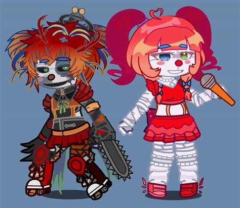 Scrap Baby & Circus Baby 🤡 | Anime fnaf, Fnaf drawings, Circus baby