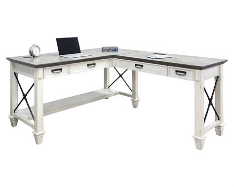 Open L-Shaped Desk – Martin Furniture