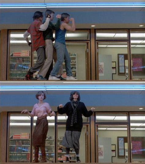 The breakfast club dance scene would be a perfect for the 5 characters ...