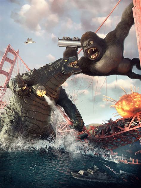 Godzilla vs. King Kong - Created by Vitorugo...