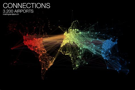 A Network Map of the World's Air Traffic Connections
