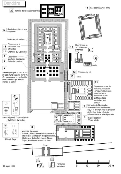 Dendera temple plan | Ancient egyptian architecture, Ancient egypt, Architecture plan