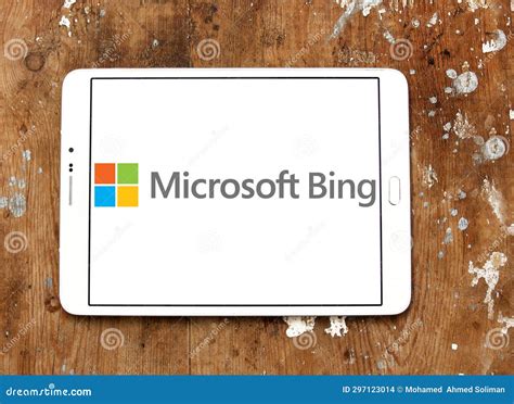 Microsoft Bing ai logo editorial stock image. Image of american - 297123014