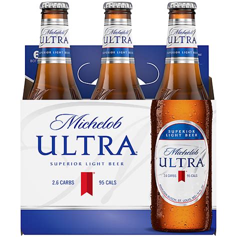 Michelob Ultra® Light Beer, 6 Pack 12 fl. oz. Bottles | Lagers ...