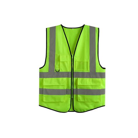 LA-2018 Reflective Safety Vest High Visibility Safety Vest Bright Neon Color Breathable Vest ...