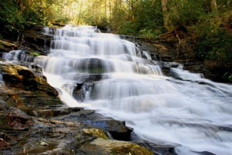 Minnehaha Falls - best waterfall in Rabun County - Southern Highroads Trail