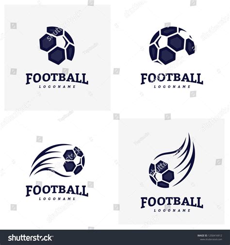 Set soccer football badge logo design stock vector royalty free ...