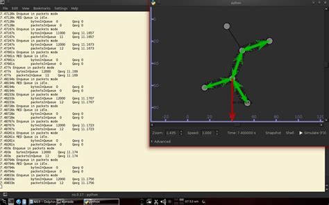 Droptail Simulation and Random Early Detection in Network Simulator 3