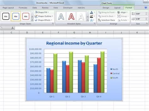 Formatting Excel 2007 Chart Elements - dummies