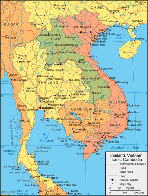 Vinh Map - Vietnam