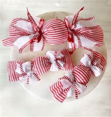 How to make ribbon candy ornaments – Artofit