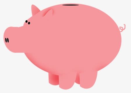 Pink Piggy Bank Printable , Free Transparent Clipart - ClipartKey