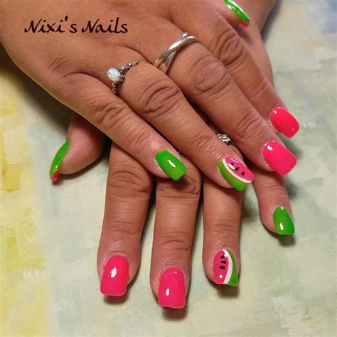 Watermelon nail art Watermelon Nail Art, Business, Store, Business ...