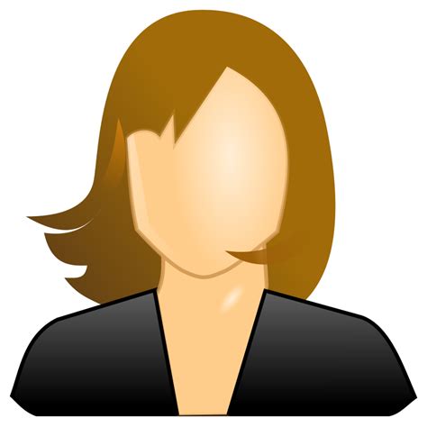 female user icon - Openclipart