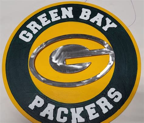 Green Bay Packers Circle Logo CUSTOMIZABLE Packers Logo Made - Etsy