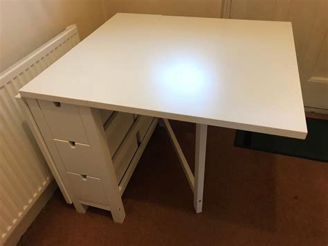 Ikea white folding table- Norden range | in Hersham, Surrey | Gumtree