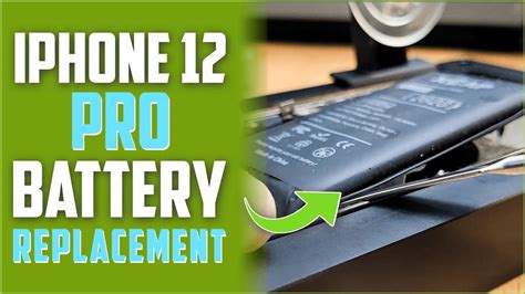 iPhone 12 Pro Battery Replacement with Genuine Apple Service Part - YouTube