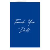 Thank You, Dad Giant Card | Zazzle