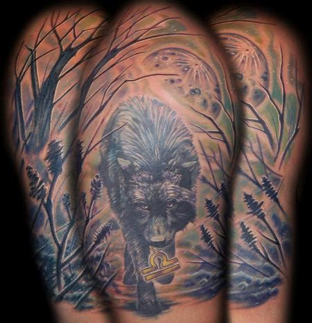 Dark Wolf Tattoo - Design of TattoosDesign of Tattoos