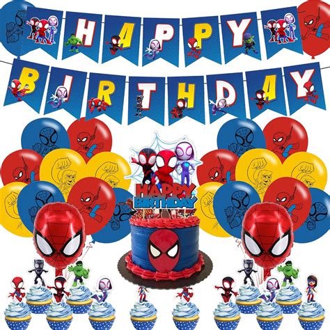 Buy Spidey And His Amazing Friends Party Supplies,Spidey And His Amazing Friends Birthday ...