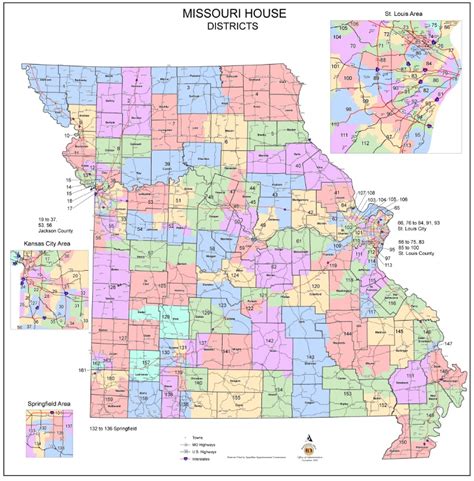 State redistricting information for Missouri