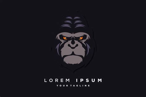 Awesome Gorilla Logo Premium Vector Graphic by byemalkan · Creative Fabrica