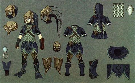 Zora armor concept art | Zelda twilight princess, Twilight princess ...