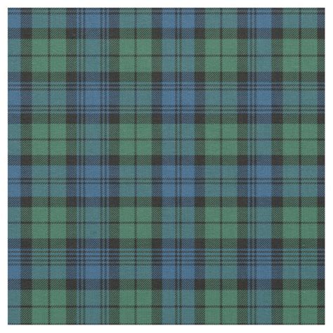 Clan Campbell of Argyll Tartan Fabric | Zazzle.co.nz