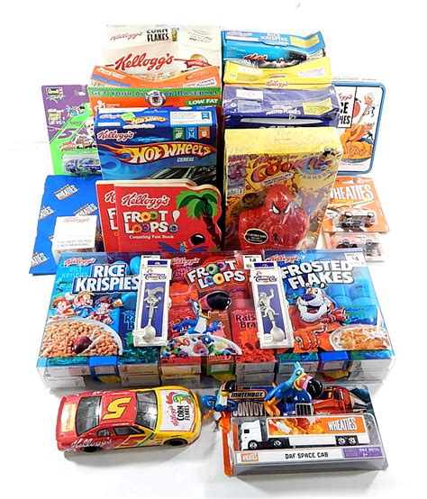 Cereal Collectors Lot Boxes Premiums Toys Gift Sets Cars Spoons Jogometer ++ | eBay