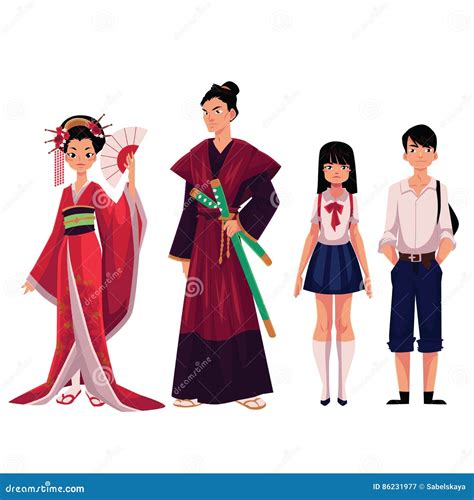 Japan People Clipart Image