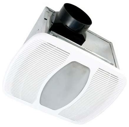 Exhaust Fan With Light/Humidity Sensor, White - Contemporary - Bathroom ...