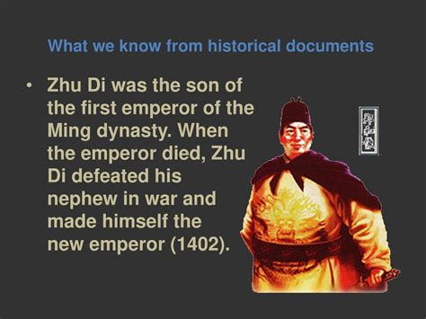 ZHENG HE: Peaceful ambassador or imperial aggressor? - ppt download