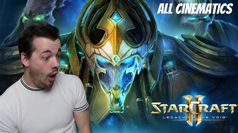 Non Starcraft Player REACTS to StarCraft II Legacy of the Void ALL Cinematics - YouTube