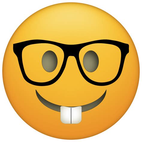 emoji-nerd-glasses.png 2,083×2,083 pixels | Projects to Try | Pinterest ...