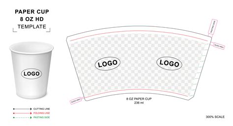 Paper Cup Template